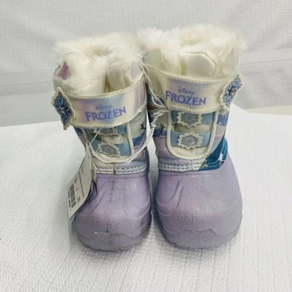 Disney® Frozen Toddler Girl's Lighted Winter Snow Boot‎ Size 5 NEW